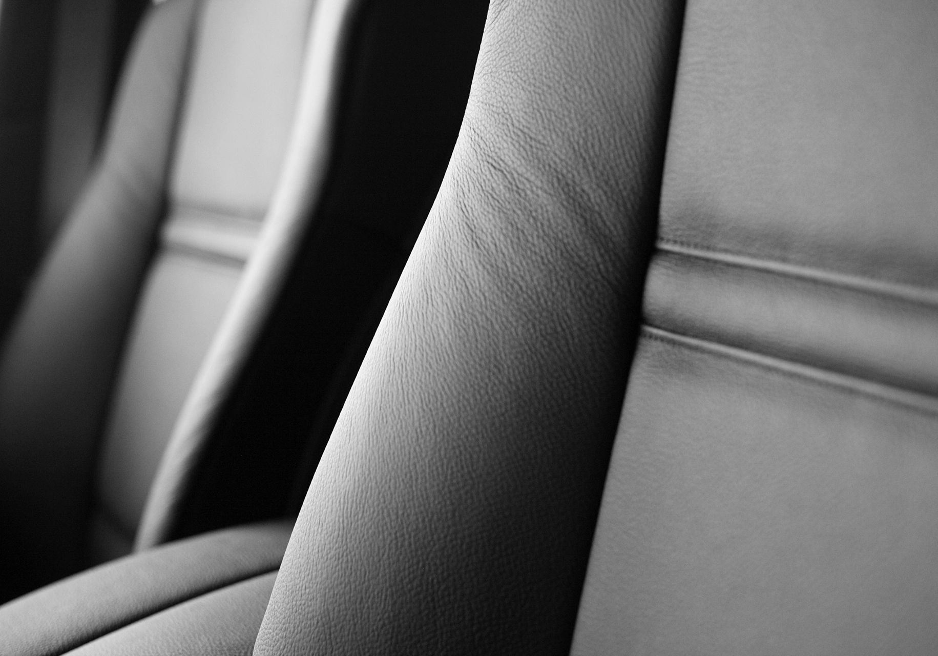 Clean modern car seats